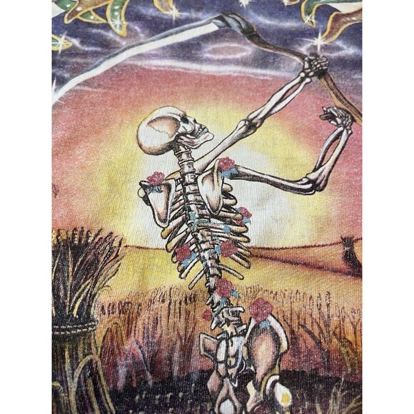 Vintage 1994 Grateful Dead Fall Tour Band T-Shirt Tie Dye Large Single Stitch - Picture 5 of 10